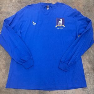 Ted Lasso AFC Richmond Crest Long Sleeve T-Shirt Royal Blue Men’s XL